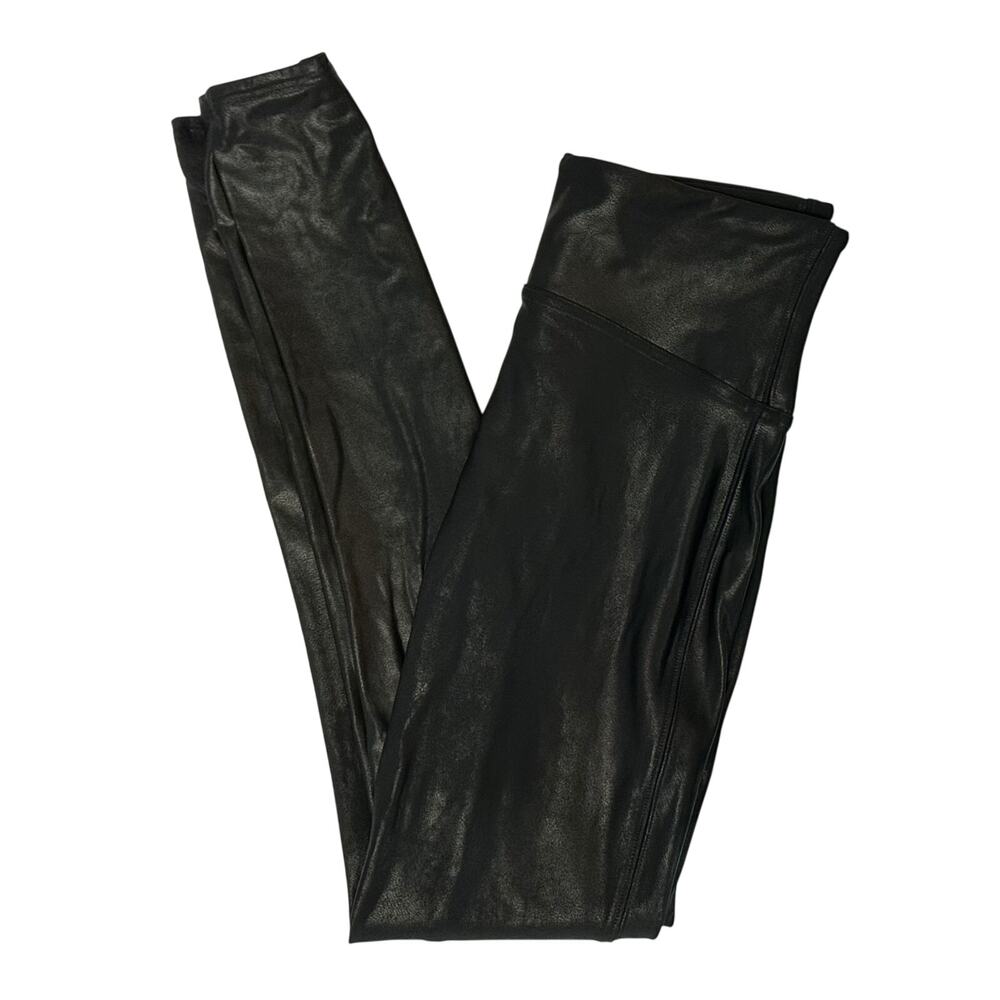 Spanx Faux Leather Leggings 2437 Black Size M - Picture 8 of 10